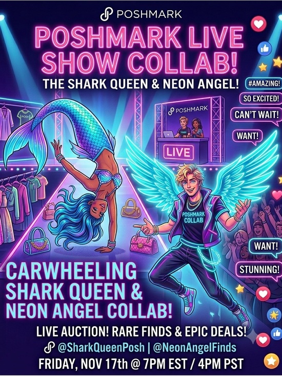 Other - 🦈 THE SHARK QUEENxNEON ANGEL 🪽 COLLABSHARE SHOW!